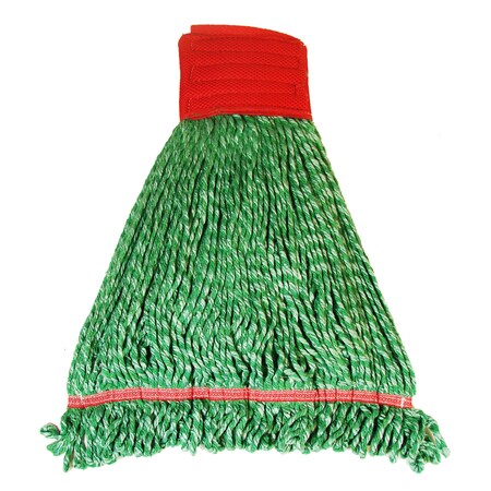 Golden Star Large Green Nova Wet Mop 5" Headban, PK3 AWM66LG5-3PK